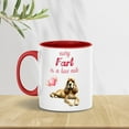 thumbnail image 5 of Every Fart is Love Note Cocker Spaniel Guilty Face Happy Valentine's 11oz Accent Two-tone Mug Cockers Dog Lover Gifts Coffee Tea Cup - 01016, 5 of 5