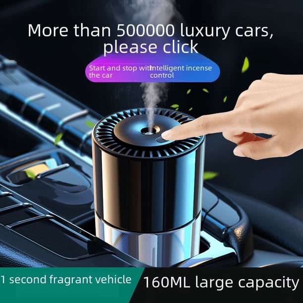 Máquina de aromaterapia para automóvil, humidificador atomizador automático para automóvil, pulverizador de perfume inteligente para automóvil, máquina desodorante con fragancia de estrella superior