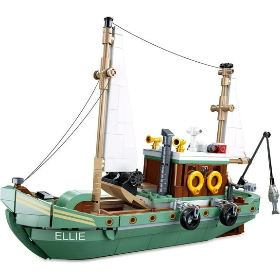 NAYIHOOP City Fishing Boat Building Sets Ocean Exploration and Sea Fishing Enthusiasts for Adults Boys Compatible with Lego
