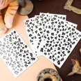 thumbnail image 4 of 12 Sheets Cheetah Temporary Tattoo Temporary Whisker Tattoos Leopard Print Temporary Tattoos Brown Leopard Face Stickers Gold Temporary Tattoos Cheeta, 4 of 5
