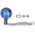 thumbnail image 2 of Versatility Reel Single Rocker Handle, Two-Color Oxidized Ball Shape Low-profile Reel Handle, Single Reel Handle, for Salt Water Outdoors Freshwater Fishing black,blue,golden, 2 of 7