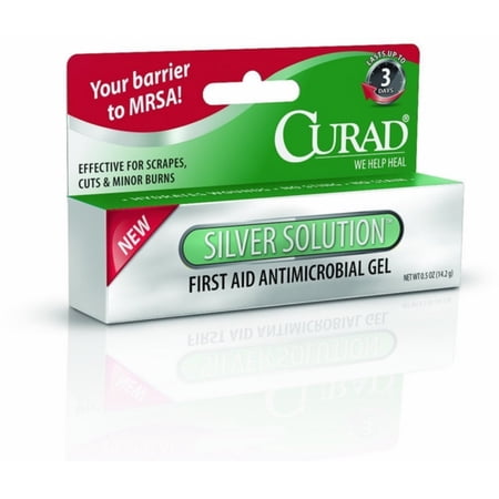 Curad Silver Solution Antimicrobial Gel 0.50 oz (Pack of 3)