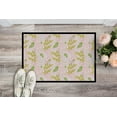 thumbnail image 2 of Carolines Treasures BB7480MAT Watercolor Leaves Pink Indoor or Outdoor Mat, 18 x 27 in., 2 of 4