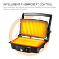 thumbnail image 4 of Panini Maker, iSiLER 4 Slice Panini Press Grill, Sandwich Maker with 2 Removable Drip Tray, Non-Stick Coated Plates, Opens 180 Degrees for Panini, Grilled Burgers, Steaks, Bacon, 4 of 5