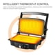 thumbnail image 4 of Panini Maker, iSiLER 4 Slice Panini Press Grill, Sandwich Maker with 2 Removable Drip Tray, Non-Stick Coated Plates, Opens 180 Degrees for Panini, Grilled Burgers, Steaks, Bacon, 4 of 5