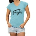 thumbnail image 1 of Go All Out Game Day Football V Neck T-Shirt Women, 1 of 5