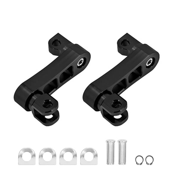 Customizable Height & Angles Motorcycle Foot Pegs Aluminum Foot Pegs Enhances ride Comfort Motorbike Spare Part