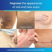 ScarAway Silicone Scar Sheets Shrink, Flatten and Fade Scars, Clear, 6 Count
