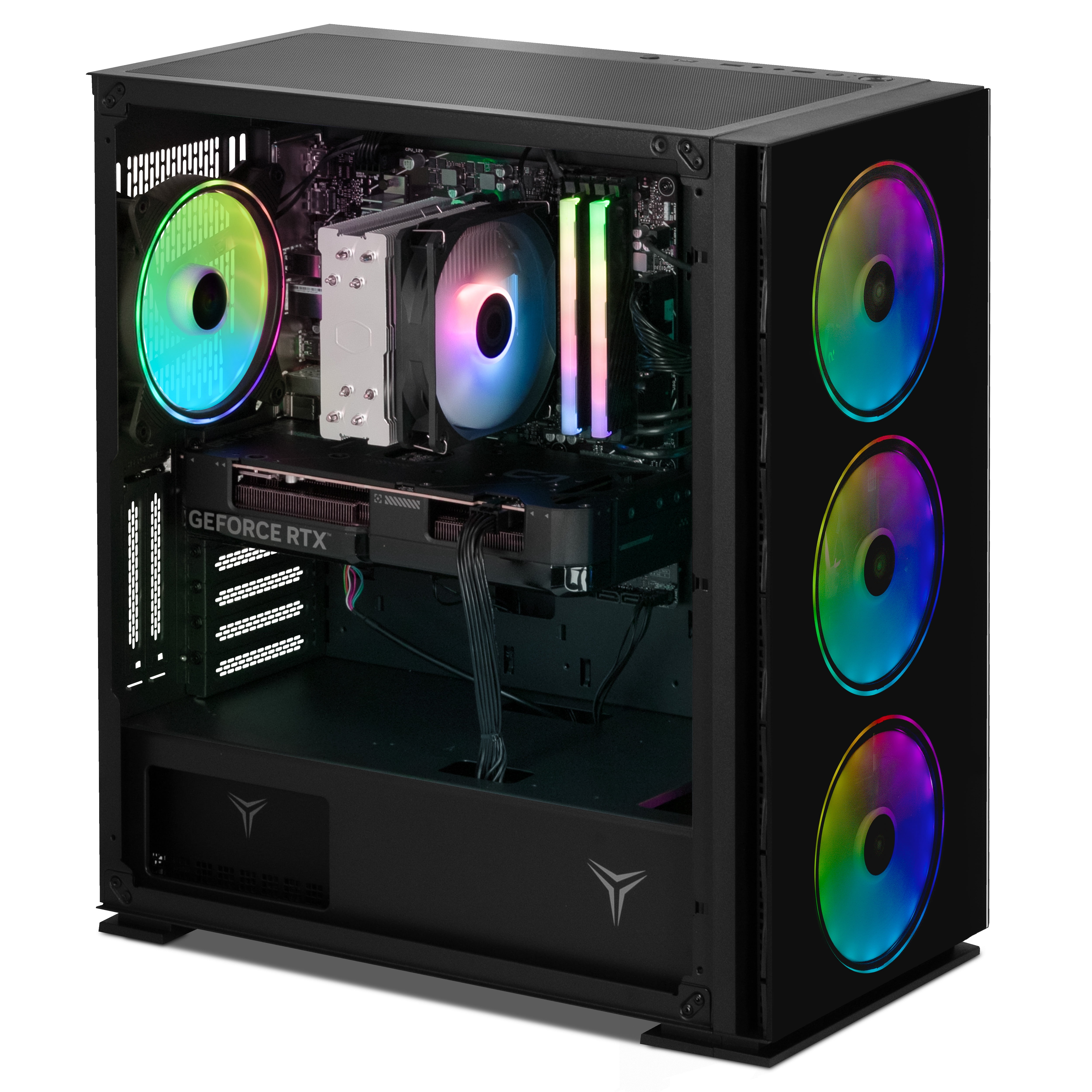 Yeyian Gaming Desktop PC YARI Intel Core Ultra 5 225F GeForce RTX 5070 – Ai Powered 32GB DDR5 6000MHz RGB 1 TB NVMe SSD Windows 11 Home - YPI-YA225FC-5701N