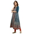 thumbnail image 3 of Round Neck Printed Kurta - Reflecting Pond-XX Large, 3 of 6