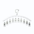 thumbnail image 2 of Pedty Sock Drying Rack,Underwear Hangers with Clips,Multifunctional Underwear Drying Socks,Pants Hanger with 10 Clips That Can Accommodate Small Clothes for Hanging and Storing Clothes, 2 of 8