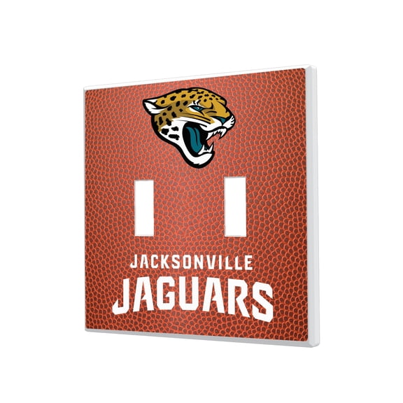 Jacksonville Jaguars Football Design Double Toggle Light Switch Plate