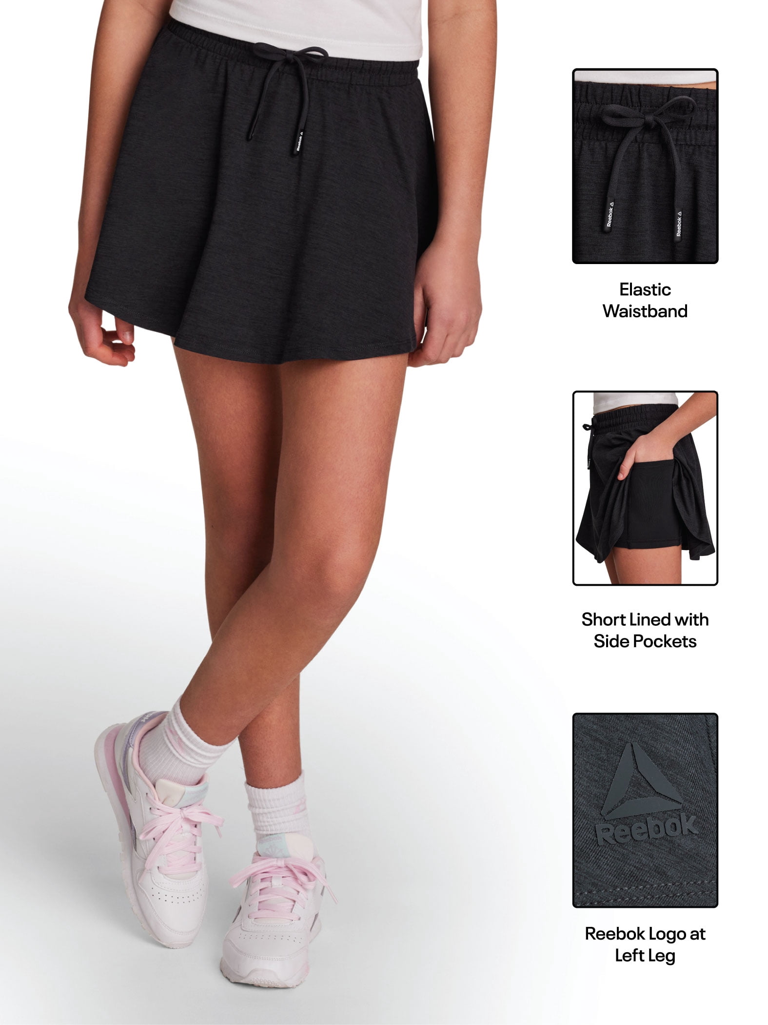 Reebok Girl’s Performance Legacy Skort, Sizes 4-18