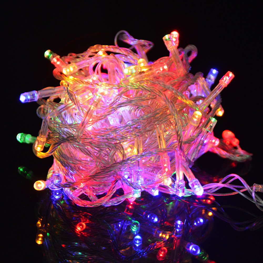 Multicolor Christmas Light Fairy Lights, ABLEGRID 100LED 10 Meter