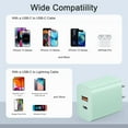thumbnail image 4 of USB C Charger Block, for iphone Charger Block,USB Charger Block, 3-Pack for Compatible for iphone 15/Compatible for iphone 15 Pro/ iphone 15 Pro Max/iPhone14/13/12 Pro/iPad Pro/Samsung/Android Phone, 4 of 12