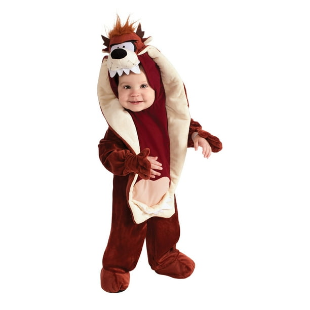 Looney Tunes Tasmanian Devil Romper Costume Infant Toddler Walmart