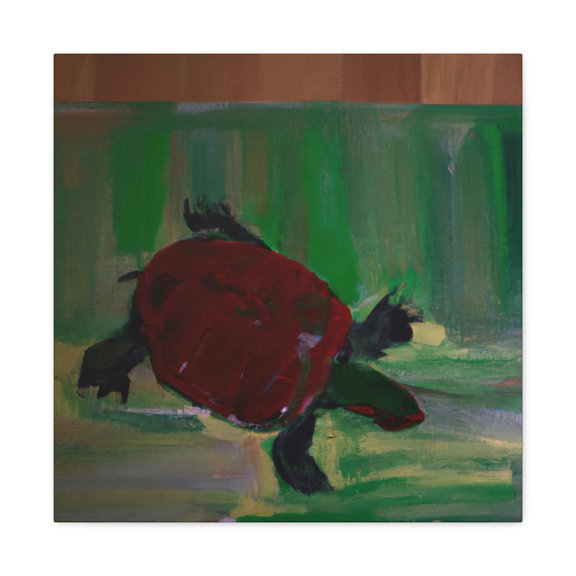 Red Eared Slider Joy - Canvas