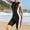 White, variant on Sakmal Plus Size One Piece Swimsuits Women Rash Guards Sleeveless Athletic Bathing Suit Holiday Black Crew Neck Womens Bthing Suit L