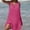 Hot Pink, variant on Herrnalise Women Crochet Knit Evening Dress Y2K Sexy Hollow Out Long Dress Halter Neck Bodycon Retro Party Dresses Clubwear For Free Size