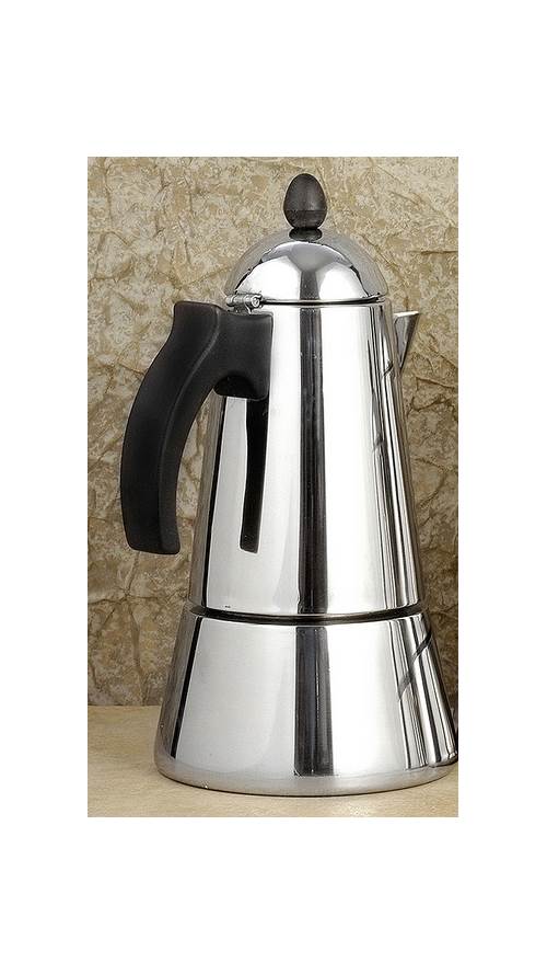 Konica Stainless Steel stove top espresso maker, 10cup