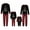 Black Baby, variant on Elippeo Christmas Family Pajamas Matching Set, Long Sleeve Letters Print T-shirt with Plaid Pants Sleepwear Loungewear