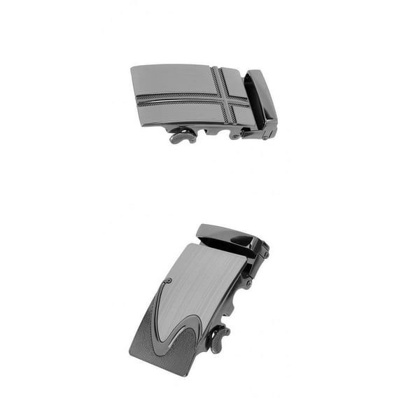 Lote de 2 Hebillas de cinturón Automáticas de moda para hombre Sunnimix