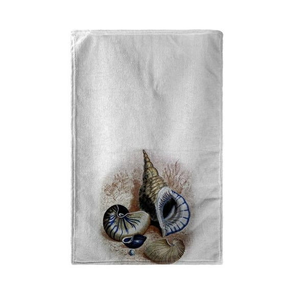 Betsy Drake BT003 Antique Sea Shells Beach Towel - 30 x 50 in.