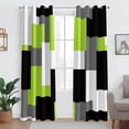 thumbnail image 2 of Cortinas opacas Tyrot, color verde lima, 100% opacas, 240 x 245 cm, 2 of 7