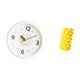 thumbnail image 5 of Reloj de pared moderno con arreglo floral, jarrón de , adorno de escritorio con números , decoración de mesa para sala de estar, hogar, 5 of 8