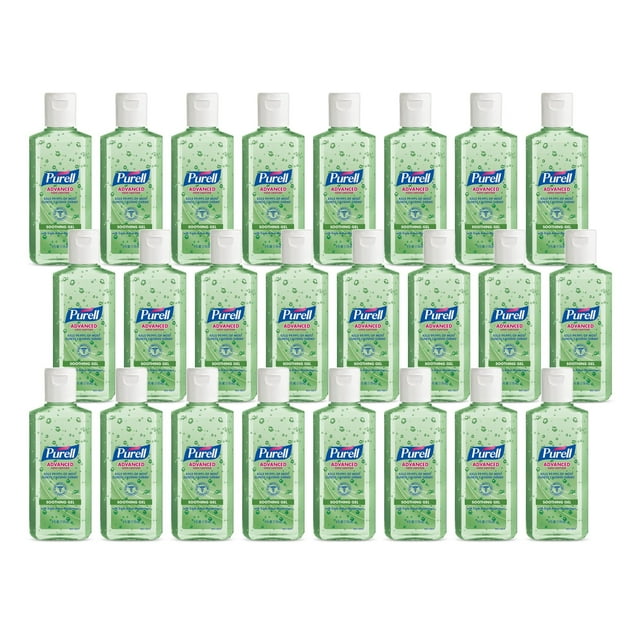 Desinfectante de manos Purell Advanced, gel calmante, 118 ml (paquete de 24)