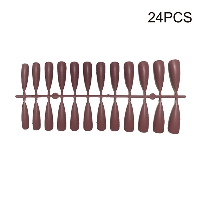 Nail Enhancement Tablets Chic Dot Design Not Susceptible to Allergies Frosted Texture Fake Fingernail Charming Manicure Tips Type 1