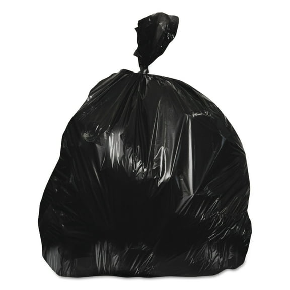 Heritage Low-Density Trash Bags, 40-45 gal, 0.7 mil, 40 x 46, Black, 250/Carton