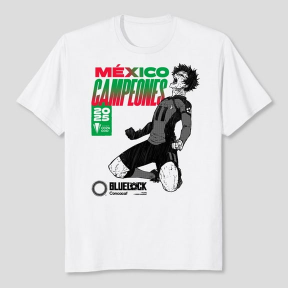 2025 CONCACAF x Blue Lock USA Gold Cup T-Shirt, Men's And Women's Graphic Tee 100% Cotton by TBun, Full Sizes S-5XL