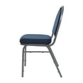 thumbnail image 2 of Hampden Furnishings Celia Collection Fabric Banquet Chair, Dark Blue, Pack of 2, 2 of 4