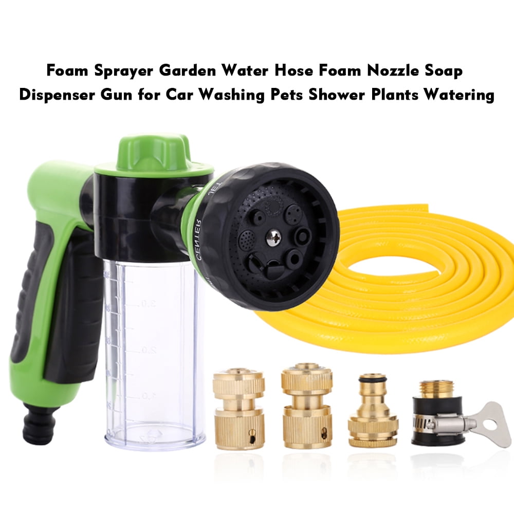 Foam Sprayer Garden Water Hose Foam Nozzle Soap Dispenser for Car
