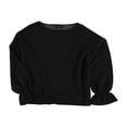 thumbnail image 1 of French Connection Womens Textured Pullover Sweater, Blue, X-Small, 1 of 1
