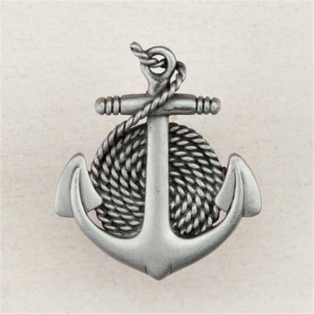 Acorn Manufacturing DP2PP Artisan Collection Anchor & Rope Knob, Antique Pewter