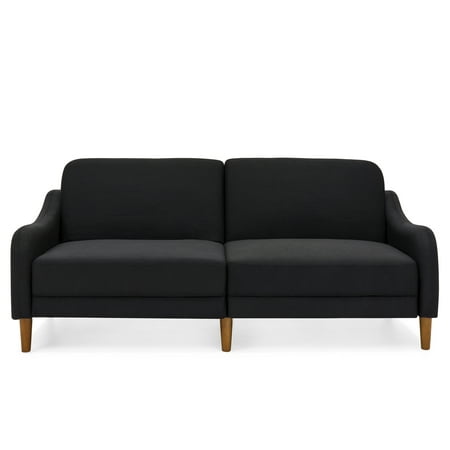 Best Choice Products Mid-Century Modern Linen Futon Sofa