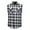 Gray, variant on Elvqul Tank Tops for Men Casual Brown Shirts Sleeveless Printed Stylish Lapel with Pocket Mens T-Shirts
