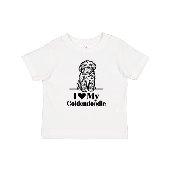 Inktastic I Love My Goldendoodle Dog Boys or Girls Baby T-Shirt