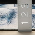 thumbnail image 4 of Well Woven Abstract Tokyo Modern Retro Marble Flat-Weave Blue 7'7" x 9'10" Area Rug, 4 of 7