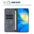 thumbnail image 4 of Wallet Case For iPhone 15 Fully Wrapped PU Leather Retro Imprnted Phone Stand Cover, 4 of 5