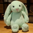 thumbnail image 3 of Conejo de peluche de orejas largas, lindo conejo grande jugando con un muñeco de conejo suave y lindo, durmiendo con un conejo grande junto a la cama., 3 of 5