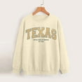 thumbnail image 2 of Women Blouses Melanin Sweatshirts for Women Petite Womens Sweatshirts Workout Sweater Long Sweat Shirts Yoga with plus Size Clothes Long Sleeve Pack Sweatshirt Warm 9 Sweat Shirts Teenager Beige M, 2 of 4