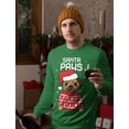 thumbnail image 6 of Tstars Men’s Santa Paws Pug Dog Christmas Sweatshirt – Funny Holiday Gift for Dog Lovers, 6 of 6