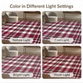 thumbnail image 7 of ODIKA 6'x9' Washable Area Rug Non-Slip, Easy Care, Grid Tartan Motif Gingham Striped Checkered Front Layering Plaid Flowing Dynamic for Family Room, Living Mater Bedroom, 7 of 7