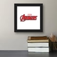 thumbnail image 4 of Gallery Pops Marvel Comics Avengers - Logo Wall Art, Black Framed Version, 12" x 12", 4 of 5