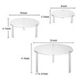thumbnail image 5 of 3pcs Round Clear Acrylic Cake Stands Cake Plate  for  Graduation,Wedding,Party, 5 of 5