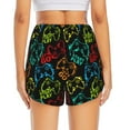 thumbnail image 2 of Lsque Play Game Start Printed Women's Running Shorts with Liner Pockets,Elastic Quick Dry Workout Athletic Gym Yoga Shorts,Womens High Waist Shorts-Large, 2 of 9