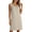 Beige-0, variant on Cotton Nightgowns Dresses for Women Tank Sleeveless Night Gowns Lace Button Soft Sleep House Dress with Pockets